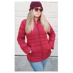 Vintage Moncler Red Square Quilted Puffer Jacket Coat